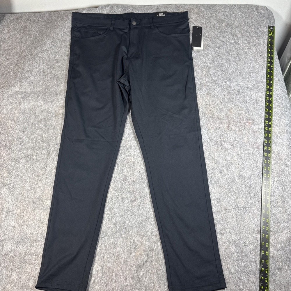 Leg3nd Men's Performance Stretch Daily Pants 36 x 32 Black